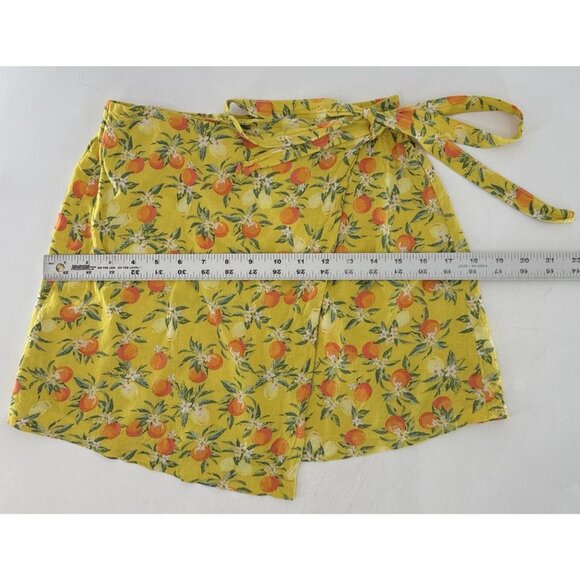 Wild Fable Linen Blend Peach Lightweight Wrap Mini Skirt Size XS‎ Boho Festival - Picture 9 of 9